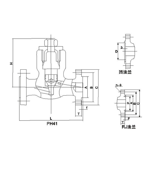 自密封法蘭止回閥